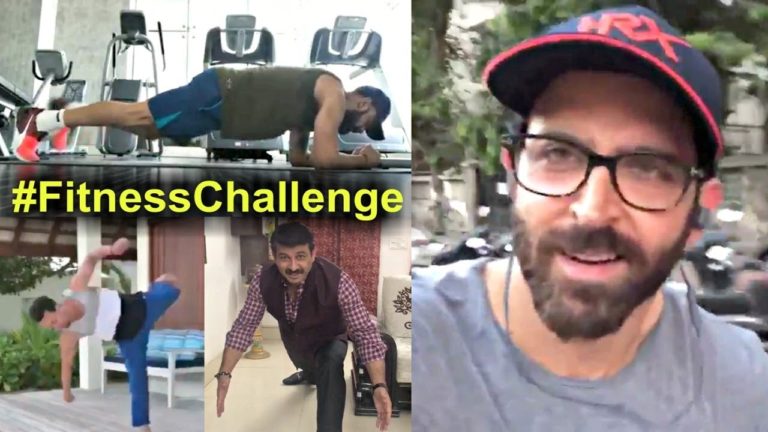 Fitness Challenge – Hrithik Roshan, Virat Kohli, Tiger Shroff, Manoj Tiwari, Babita Phogat