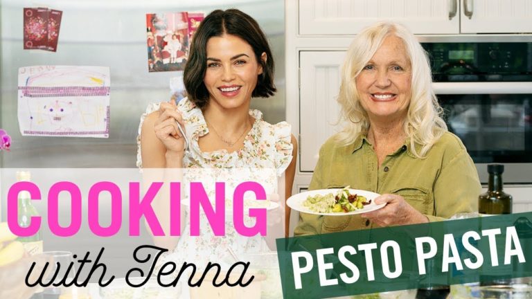 THE BEST PESTO RECIPE EVER | & Ecotarian Health Tips | Cooking With Jenna Dewan