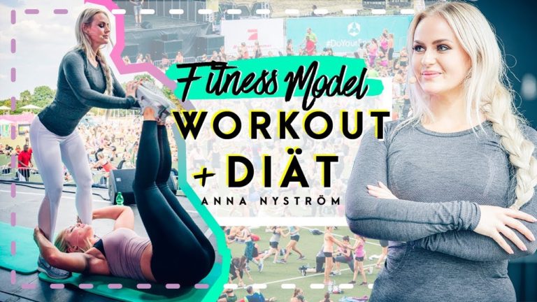 FITNESS MODEL DIÄT + TRAINING Tipps mit Anna Nystrom | WFD Partner Workout 2018