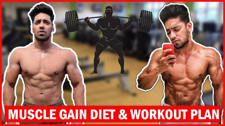 MUSCLE BUILDING DIET & WORKOUT OVERVIEW | Rohit Khatri Fitness