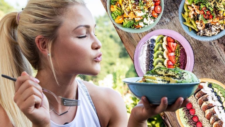 FITNESS FOOD super BOWLS zum abnehmen! ♥ Einfache Acai, Smoothie, Buddha und Poke Bowl Rezepte