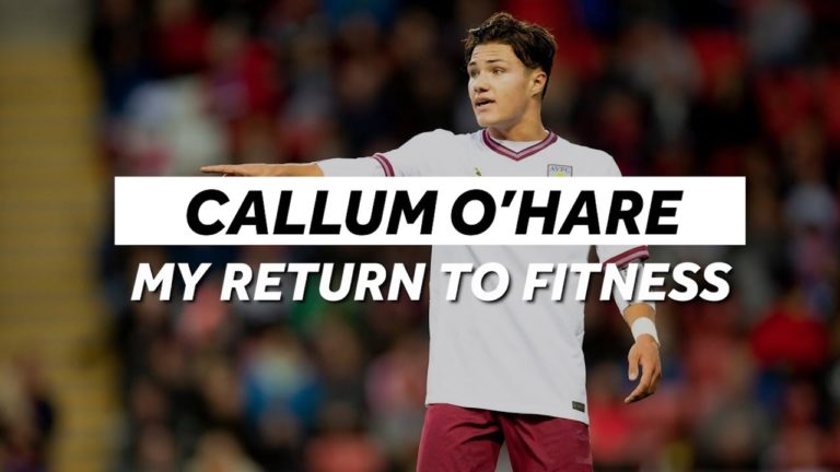 Callum O’Hare: My return to fitness