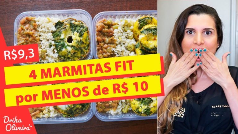 4 MARMITAS FITNESS POR MENOS DE R$ 10,00 / Receita Fit: Muffin de Ovo #Ep.34