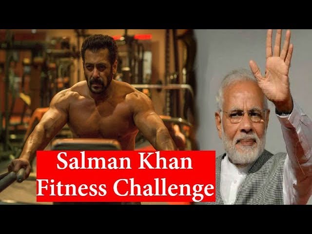 Salman Khan takes fitness challenge, right after PM Modi, started by Rajyawardhan Rathore.