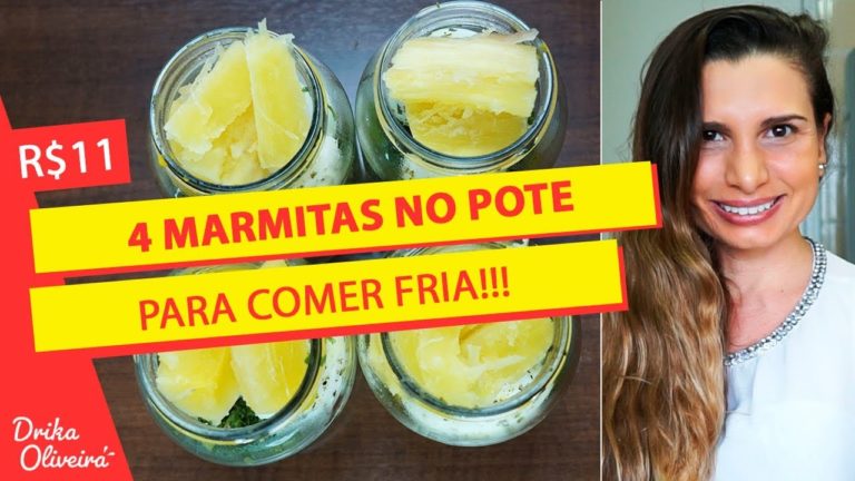 R$ 11 – MARMITA FITNESS NO POTE PARA COMER FRIA / NÃO PRECISA ESQUENTAR / Receita fit com ovo #Ep.41