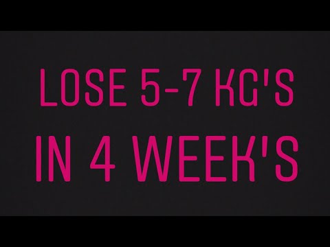 How To Lose 5 To 7 kg’s In 4 Week’s || Fitness And Lifestyle Channel