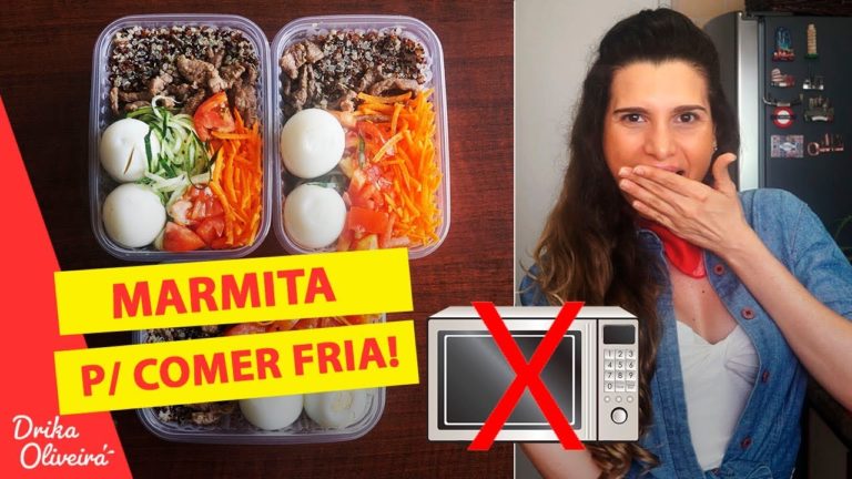 MARMITA FITNESS FÁCIL QUE NÃO PRECISA ESQUENTAR / PARA COMER FRIA / Receita fit: quinoa #Ep 47