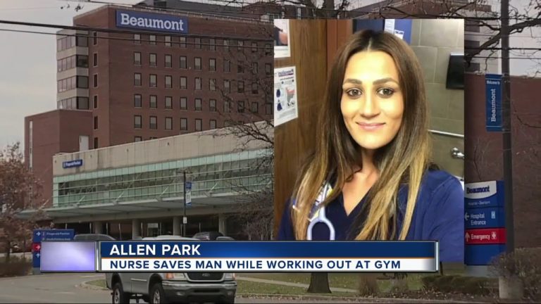 Woman saves man suffering heart attack at Allen Park L.A. Fitness