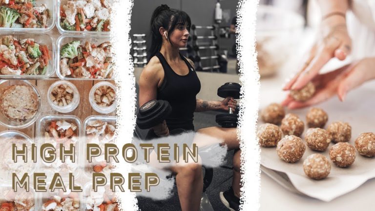 MEAL PREP FOR FITNESS // High Protein EASY Meals