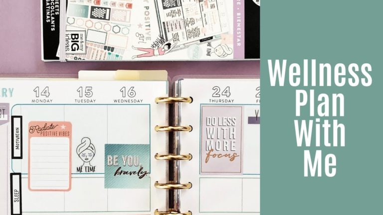 Wellness Plan With Me! // Classic Healthy Hero Happy Planner // Fitness Wellness Plan With Me! // Classic Healthy Hero Happy Planner // Fitness