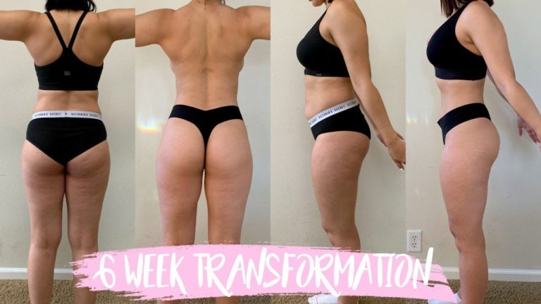 MY 6 WEEK BODY TRANSFORMATION | FITNESS JOURNEY