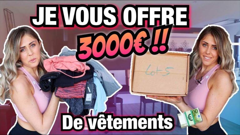 JE VOUS DONNE TOUTES MES TENUES FITNESS 😍‼️ (valeur marchande 3125€)