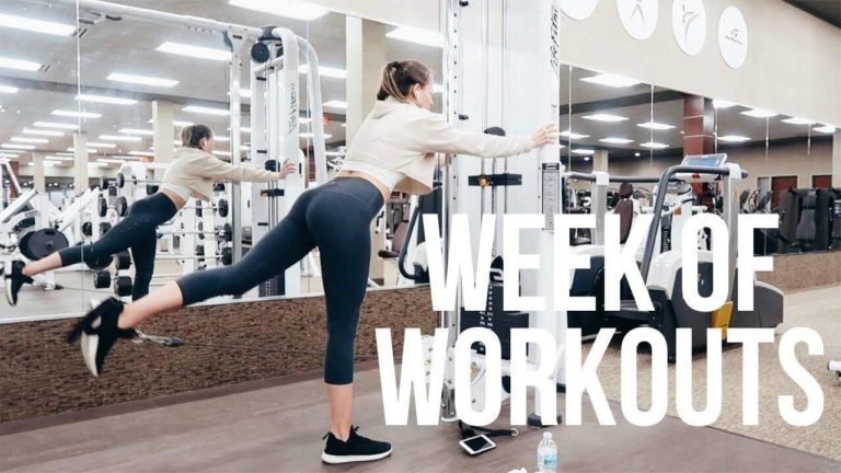 FULL WEEK OF WORKOUTS | Monday – Friday Fitness Routine (vlog)