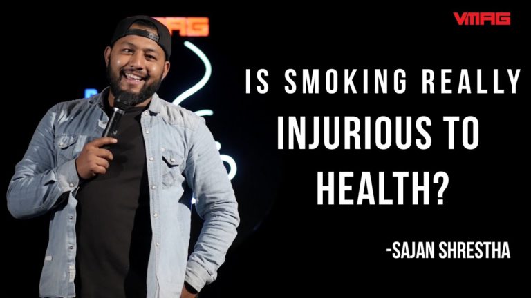 NEW NEPALI STANDUP COMEDY || Is smoking really injurious to health? || Sajan Shrestha || Mic Drop NEW NEPALI STANDUP COMEDY || Is smoking really injurious to health? || Sajan Shrestha || Mic Drop