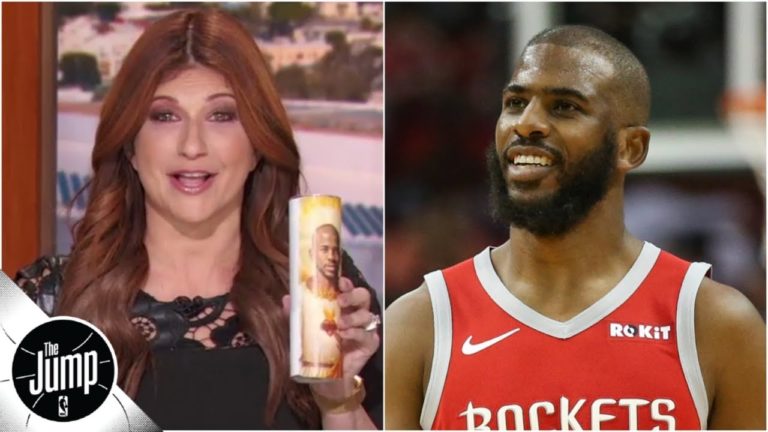 Rachel Nichols breaks out a prayer candle for Chris Paul’s health | The Jump