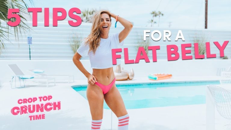 5 Tips For a Flat Belly in 21 DAYS | Fitness Challenge + Giveaway!