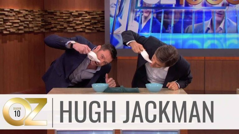 Hugh Jackman and Dr. Oz Test Health Gadgets, Including a Neti Pot