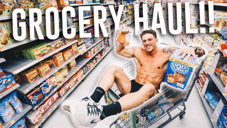 HOW TO GROCERY SHOP LIKE A FITNESS COMPETITOR ONE WEEK OUT | Day In the Life