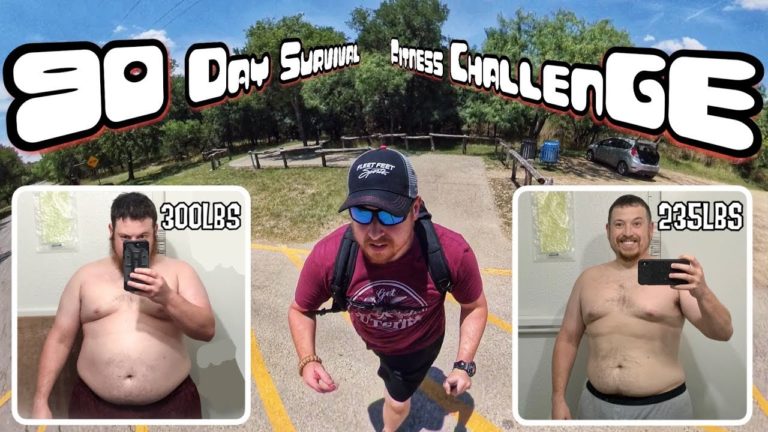 FAT TO FIT 65 Lbs Lost – 90 Day Survival Fitness Challenge – Day 1 FAT TO FIT 65 Lbs Lost – 90 Day Survival Fitness Challenge – Day 1