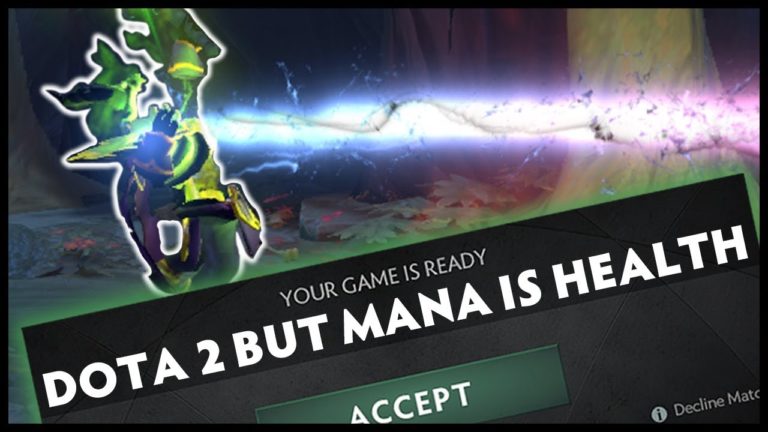 Dota 2 But Mana Is Health