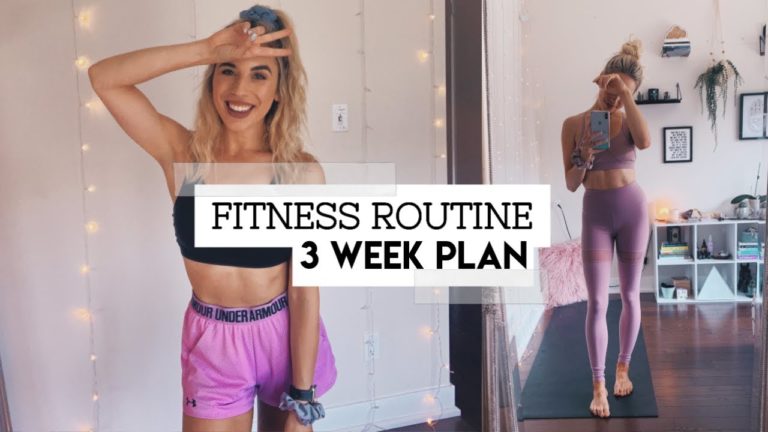 How To Make A FITNESS ROUTINE