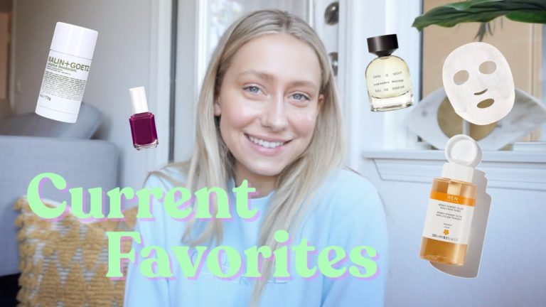 MY CURRENT FAVORITES: Skincare, health and beauty!