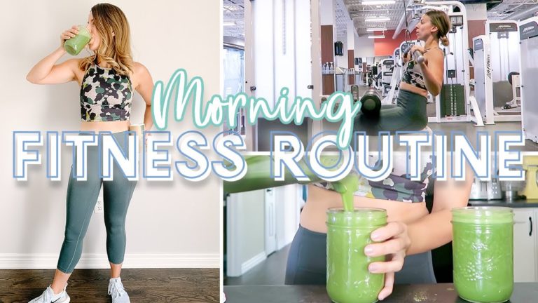 Couples Morning Fitness Routine || His and Hers Post Workout Smoothie Recipes!