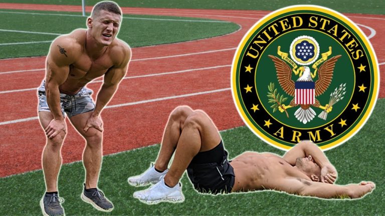 Bodybuilders try the US Army Fitness Test without practice