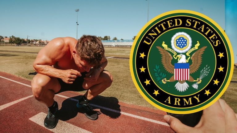 I Took The US ARMY FITNESS TEST Without Practice!! 😳🤢