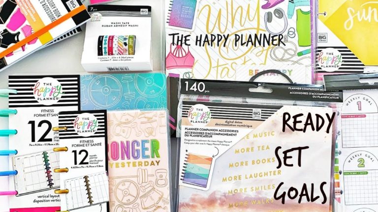 Fitness Planner Companion | The Happy Planner® 2020 | Ready Set Goals Collection