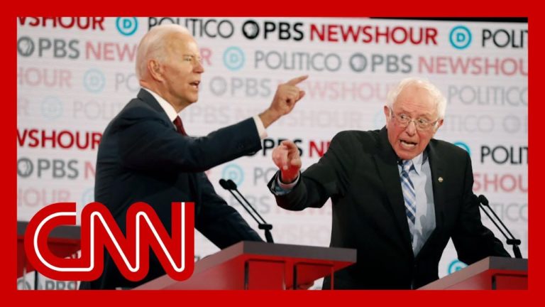 Joe Biden and Bernie Sanders butt heads over health care plans