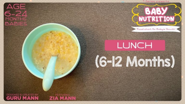 Lunch 6-12 Months Babies | BABY NUTRITION Program | Guru Mann | Health & Fitness