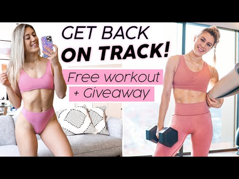 Get BACK on TRACK + Crush Your Fitness GOALS! Giveaway + Free Workout! Get BACK on TRACK + Crush Your Fitness GOALS! Giveaway + Free Workout!