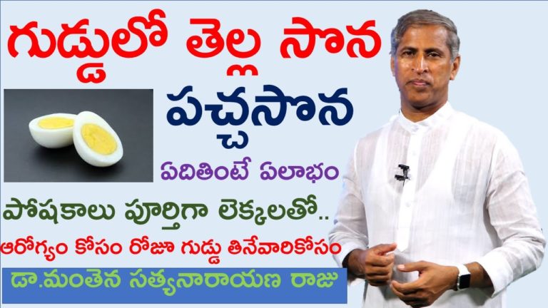 గుడ్డులో తెల్ల-పచ్చ సొన ఏదితింటే ఏలాభం|Health Benefits Of Egg|Manthena SatyanarayanaRaju|GOOD HEALTH గుడ్డులో తెల్ల-పచ్చ సొన ఏదితింటే ఏలాభం|Health Benefits Of Egg|Manthena SatyanarayanaRaju|GOOD HEALTH