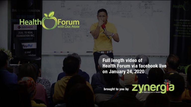 24 January 2020 | Health Forum via Facebook Live