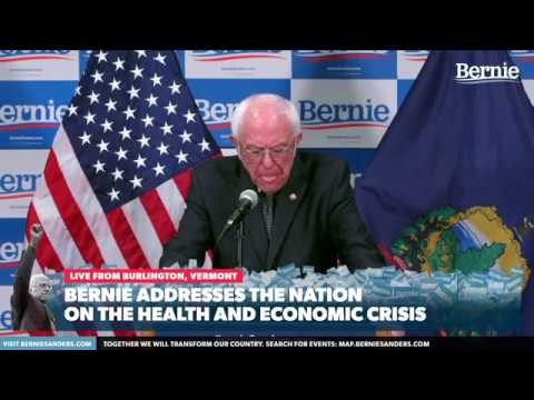 Bernie Addresses the Nation on the Health and Economic Crisis