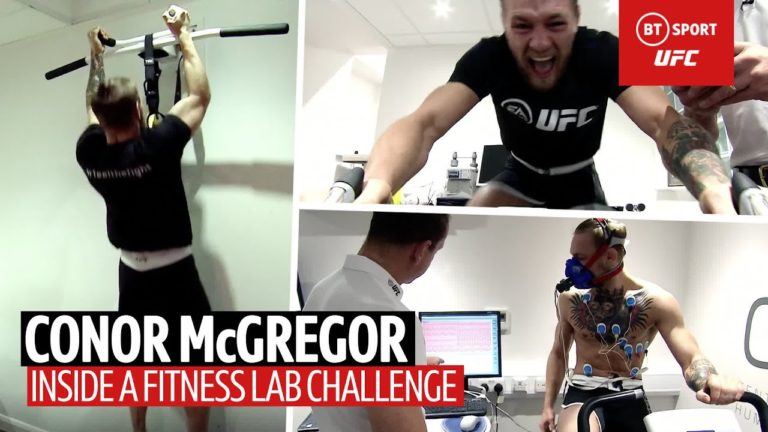 Conor McGregor takes on a fitness challenge in a lab during early UFC days Conor McGregor takes on a fitness challenge in a lab during early UFC days