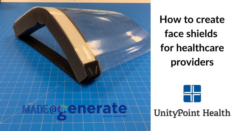 Creating a face shield for health care workers instructions Creating a face shield for health care workers instructions
