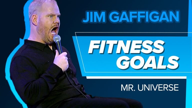 “Fitness Goals” – Jim Gaffigan (Mr. Universe)