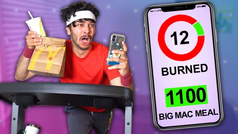 Only Eating The Number of Calories i BURN! (IMPOSSIBLE FITNESS FOOD CHALLENGE)