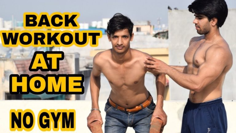 BACK WORKOUT AT HOME FOR BEGINNERS & INTERMEDIATE| BADRI FITNESS