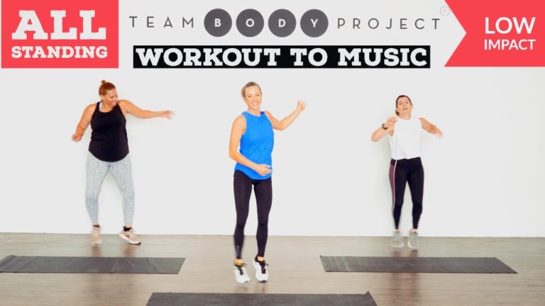 100% Low impact, all standing, FUN cardio workout to music! ALL fitness levels.