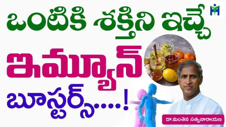 ఒంటికి శక్తిని ఇచ్చే ఇమ్యూన్ బూస్టర్స్   | Manthena Satyanarayana Raju  | Health Mantra |