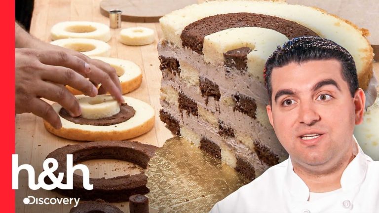 Buddy comparte el paso a paso para hacer su famoso pastel de ajedrez | Cake Boss | Discovery H&H