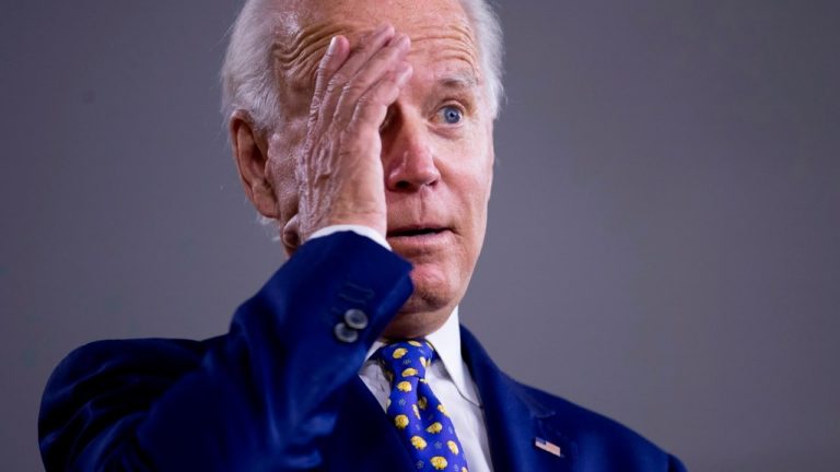 Joe Biden struggles to complete sentence about his mental fitness