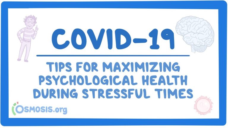 COVID-19 | Tips for maximizing psychological health during stressful times COVID-19 | Tips for maximizing psychological health during stressful times