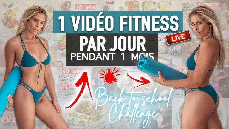 1 VIDÉO FITNESS PAR JOUR PENDANT 30 JOURS : mon défi fou 😱‼️