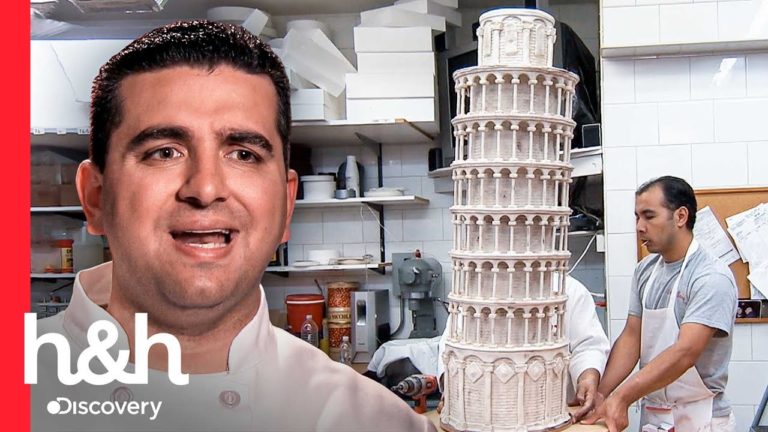Buddy replica la Torre de Pisa en asombroso pastel inclinado | Cake Boss | Discovery H&H Buddy replica la Torre de Pisa en asombroso pastel inclinado | Cake Boss | Discovery H&H