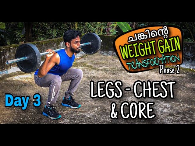 Day 3 🔥🔥 | Weight Gain Transformation Series | Malayalam Fitness