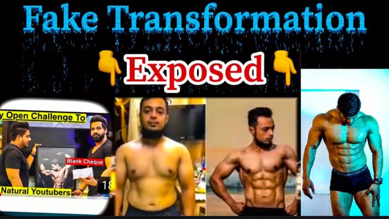 Reaction Fake VS Real body Transformation ( Rajveer fitness, panghal fitness ) full explained